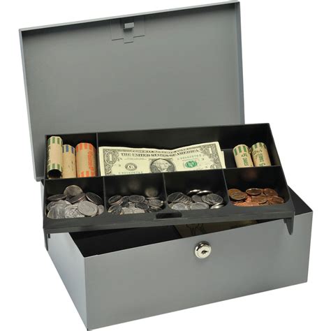 vintage extra lock metal cash box|cash box with lock walmart.